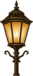 Shabbos Village lamp post